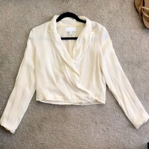 Anthropologie wrap blouse